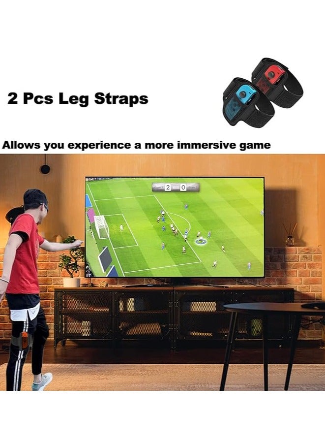 Switch Accessory Set Compatible with Nintendo Switch, 10-in-1 Kit for Switch/Switch OLED, Wristband, Tennis Racket, Golf Club, Leg Strap, Sword Controller - Image 2