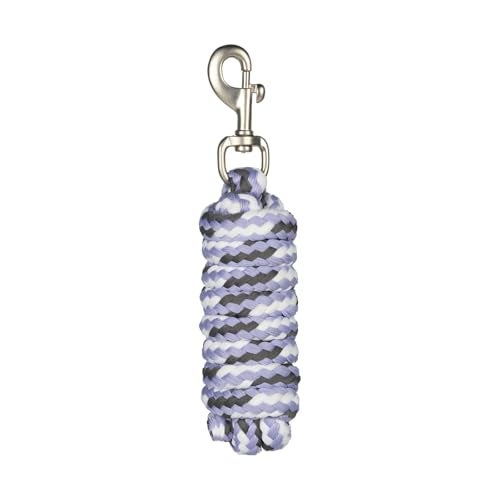 HORZE Adepto Soft Durable Polyester 7' Lead Rope with Snap Hook | Horses and Livestock - Languid Lavender Purple - One Size - Image 1
