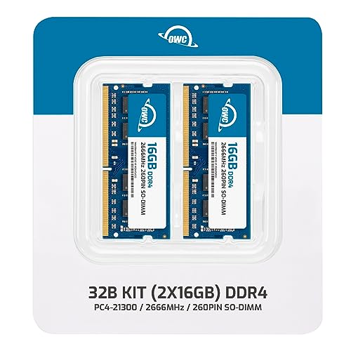 OWC 32GB (2 x 16GB) PC21300 DDR4 2666MHz 260pin SO-DIMMs Memory Ram Module, Compatible with Mac mini 2018, iMac 2019 and up, and Compatible PCs, (OWC2666DDR4S32P) - Image 2