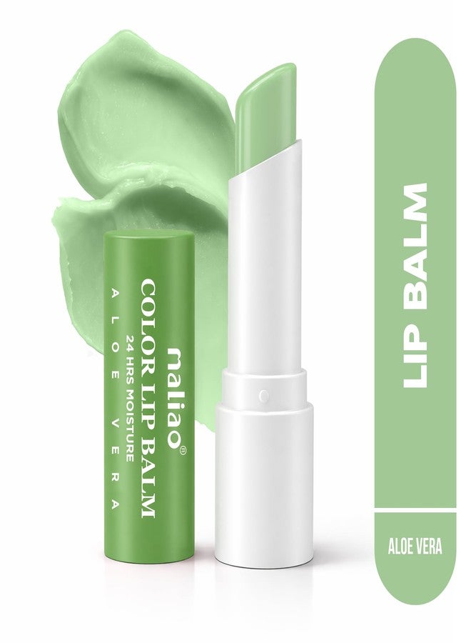 Maliao Color Lip Balm | 24H Moisture | Nourishing & Hydrating | Soft & Smooth Texture | Aloe Vera & Green Tea | Combo Set of 2 | 3.8g Each - Image 3