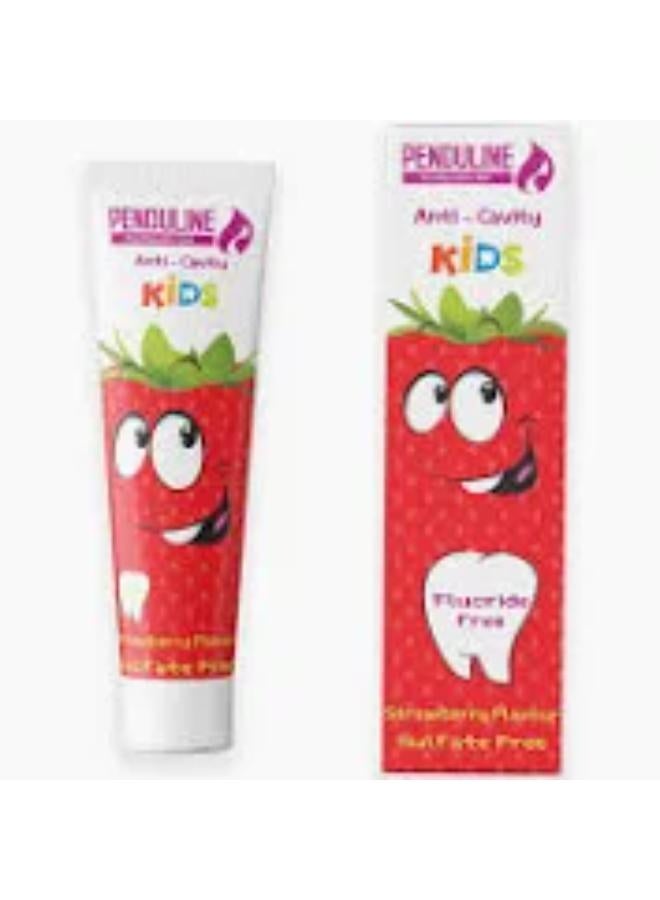 PENDULINE KIDS ANTI-CAVITY STRAWBERRY FLAVOUR 75ML