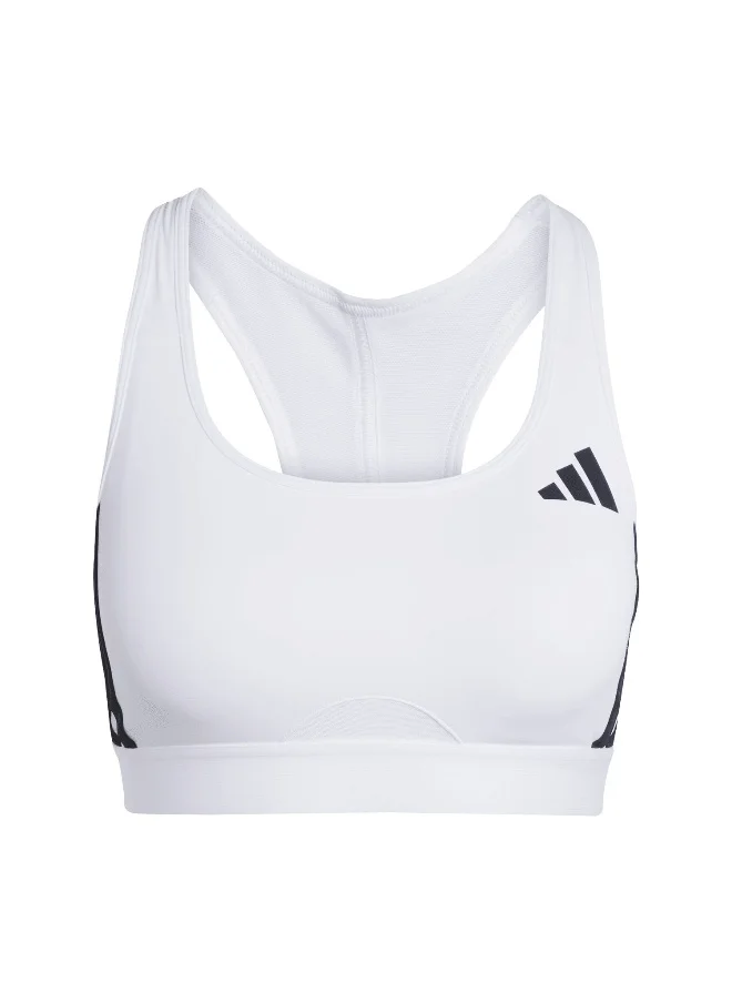 Adidas adidas powerreact train medium support 3-stripes women bra