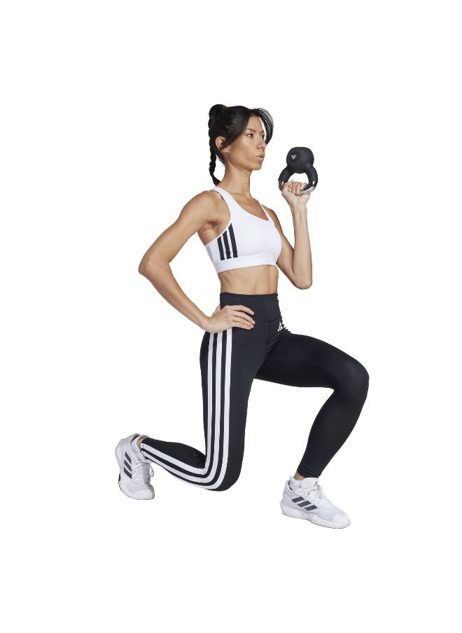 Adidas adidas powerreact train medium support 3-stripes women bra  - Image 5