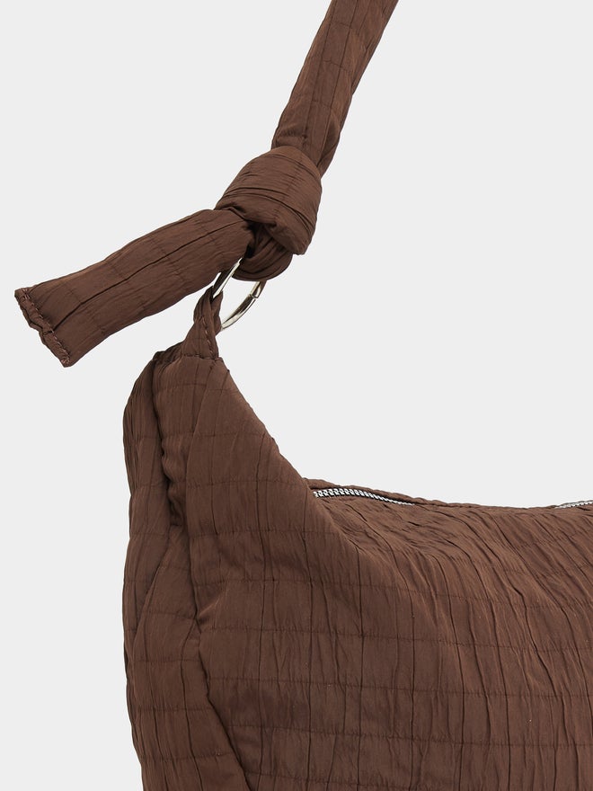Styli Styli Textured Shoulder Bag with Zip Closure  - Image 3