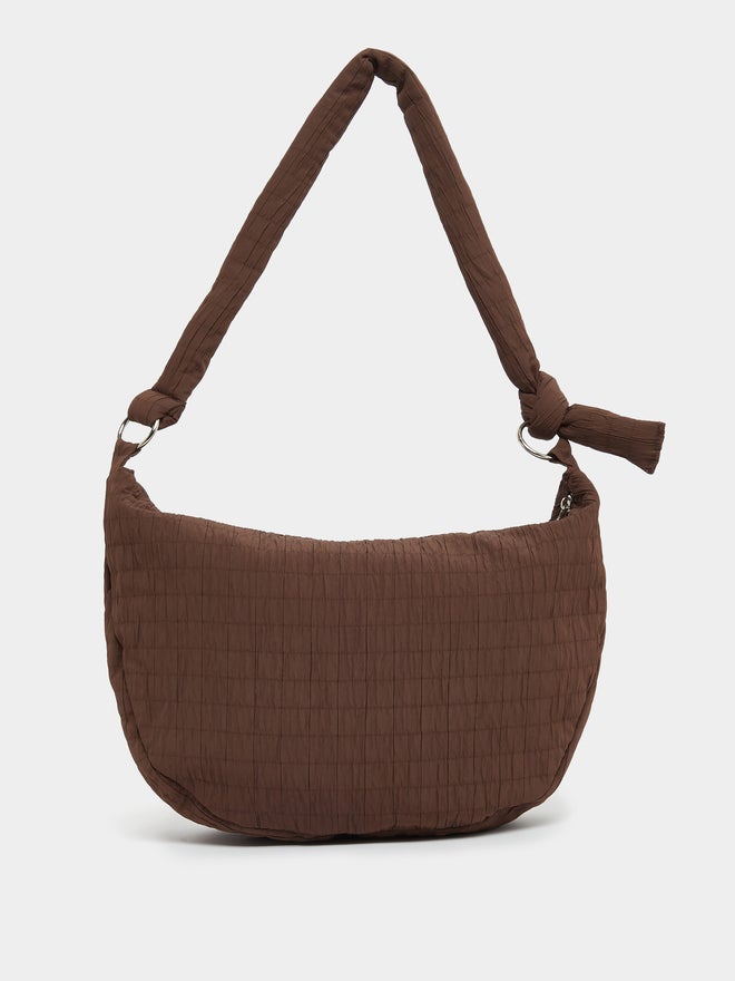 Styli Styli Textured Shoulder Bag with Zip Closure  - Image 2