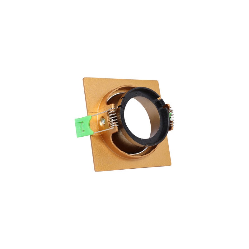 جني لايت سبوت لايت فارغ متحرك مربع بلاستك ذهبي جنى لايت JN404 - Image 3