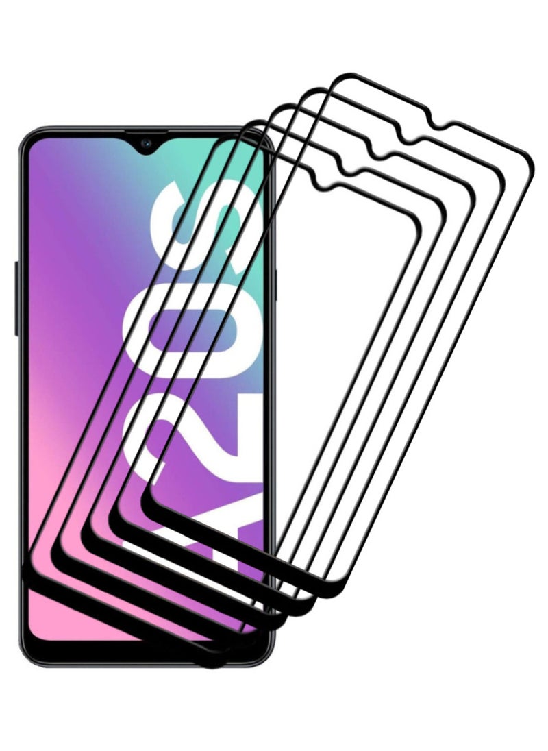 ACLIX 5 Pieces Antistatic ESD Dustproof Premium Quality High Definition Tempered Glass Screen Protector Designed For Samsung Galaxy A20s - Image 1