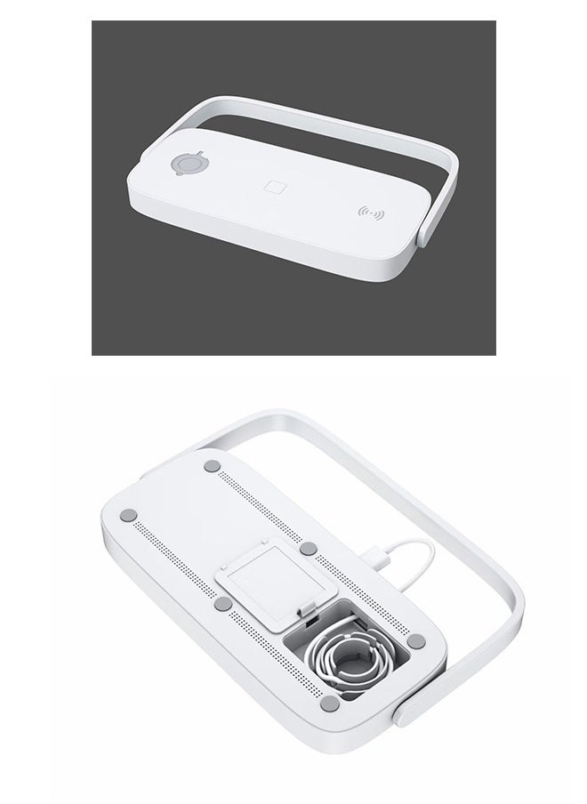 TLAXCA - Mobile Phone Watch Earphone Three In One Mobile Phone Wireless Charging Small Night Light Mobile Phone Charging Bracket - Image 1
