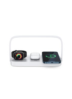Mobile Phone Watch Earphone Three In One Mobile Phone Wireless Charging Small Night Light Mobile Phone Charging Bracket