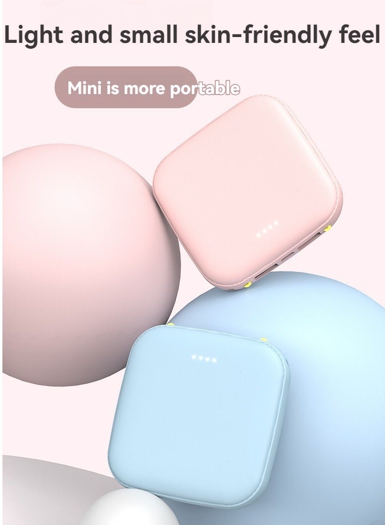 12000 mAh portable power bank creative high-looking mini large capacity fast charging power bank (blue) - Image 4