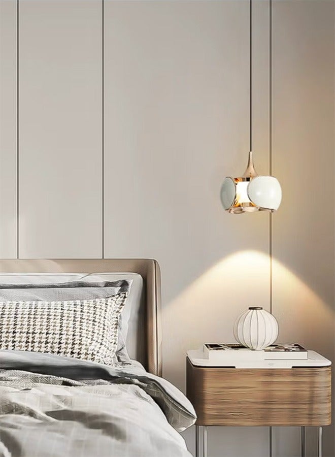 BUY4LESS -  Modern Lighting, Single pendent, Light, Minimal design for bed side, gold pendent, 10x12x200 cm, Suitable for bedside, mirror side, coffee shop, Adjustable height - Image 2