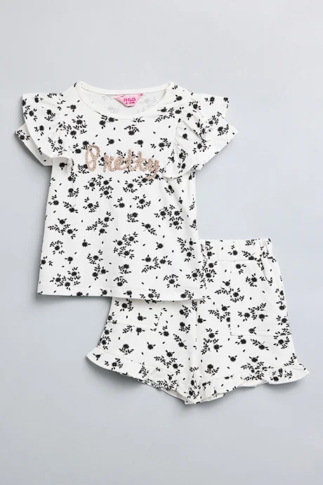 R&B Printed Clothing Set