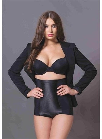 Magic Form 1453 Seamless High Waist Panty Corset - Black 