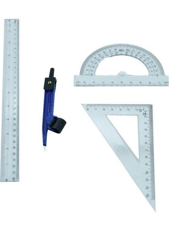 Star - Geometry Ruler Drawing Set of 4 - Image 1