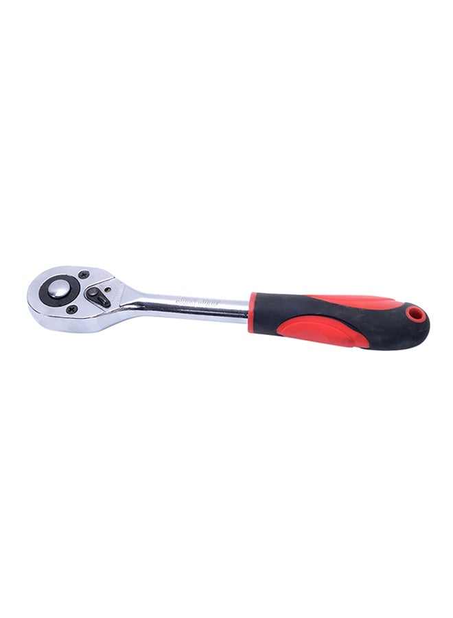 1/4-Inch 3/8-Inch Quick-Release Torque And Ratchet Wrench Repair Tool Kit Red - Image 2