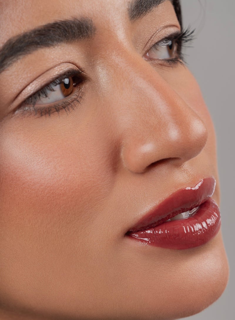 Janelle Cosmetics Hydrating Lip Gloss - Rosewood - Image 4