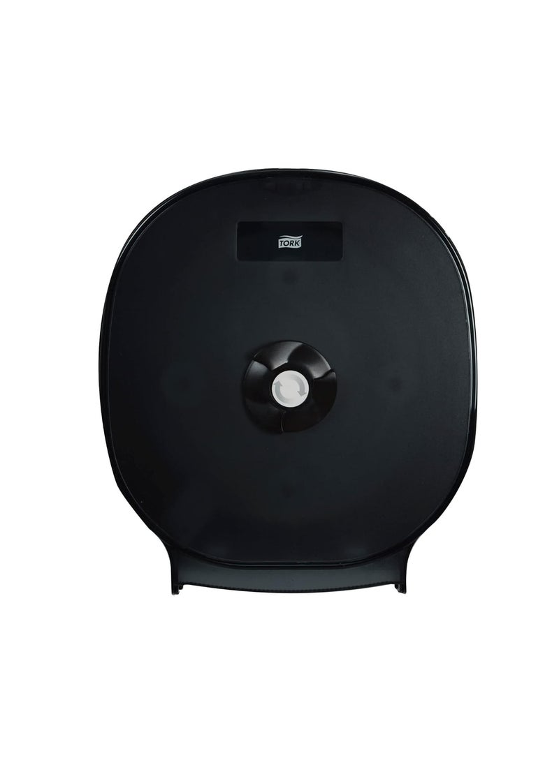 Tork Tork Toilet Paper Roll Dispenser Black T34 4Roll Capacity 88411  - Image 1