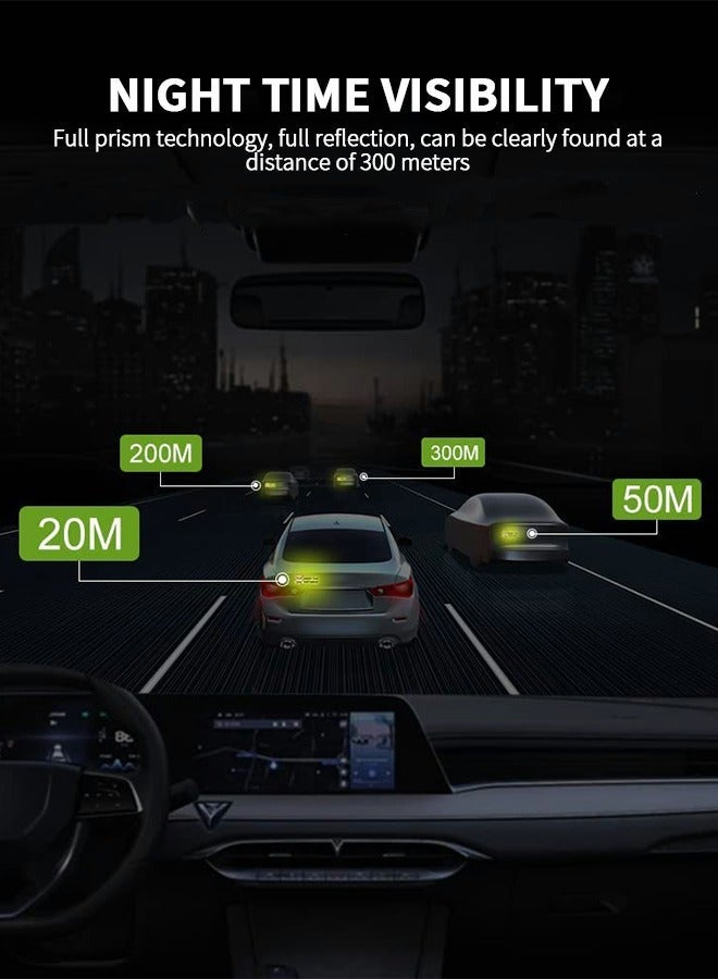 GROIC 3pcs Student Driver Car Magnet, Reflective Stickers,New Drivers Sticker Safety Warning for Beginner,Automobile Decorative - Image 5