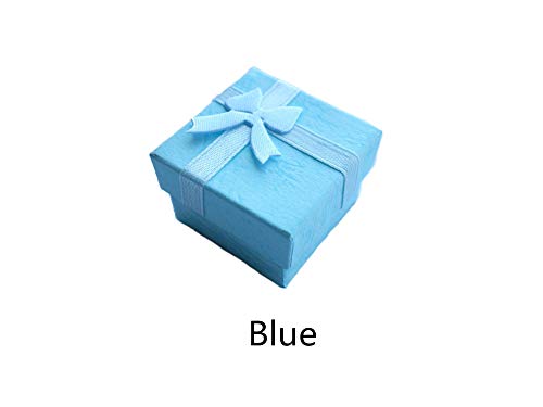 HAMIYELL 24 Pcs Ring Box Small Gift Boxes Sturdy Cardboard Cube Box for Jewelry Pendant 1.6 x 1.6 x 1.2 Inches (Assorted Color) - Image 4