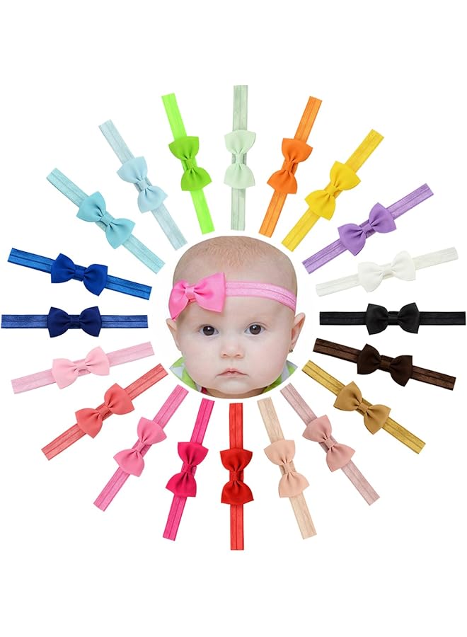 ويلينج تي عصابات رأس للبنات الصغيرات، فيونكات صغيرة، شريط من الحرير الخشن، مقاس 2.75 بوصة، ربطة شعر، إكسسوارات شعر للبنات الصغيرات، الرضع، الأطفال الصغار، حديثي الولادة - Image 1