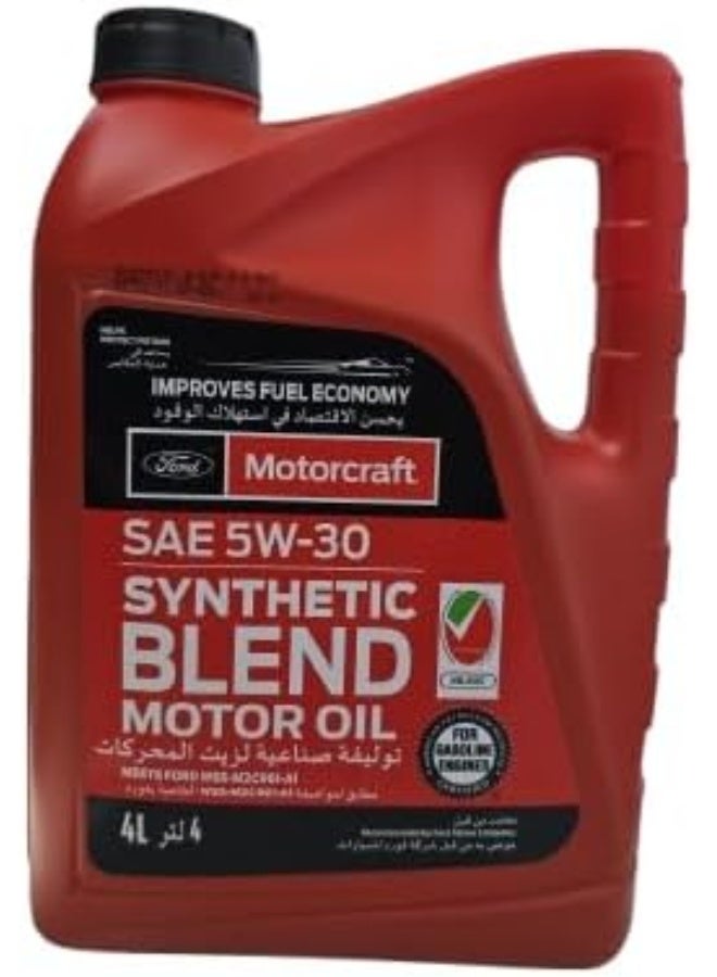 Motorcraft 5W30 Synthetic Blend Motor Oil - 4L