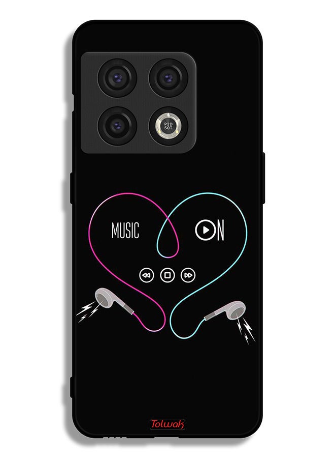 Tolwak OnePlus 10 Pro 5G Protective Case Cover Music On - Image 2