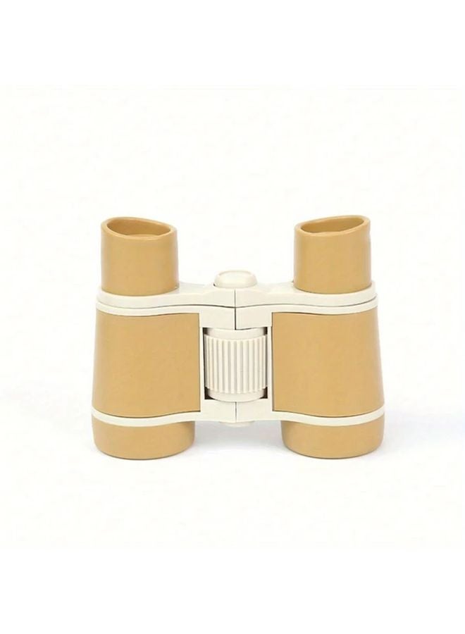 Khaki Binoculars 4x Magnification 30mm Aperture for Bird Watching Hunting Hiking - Image 1