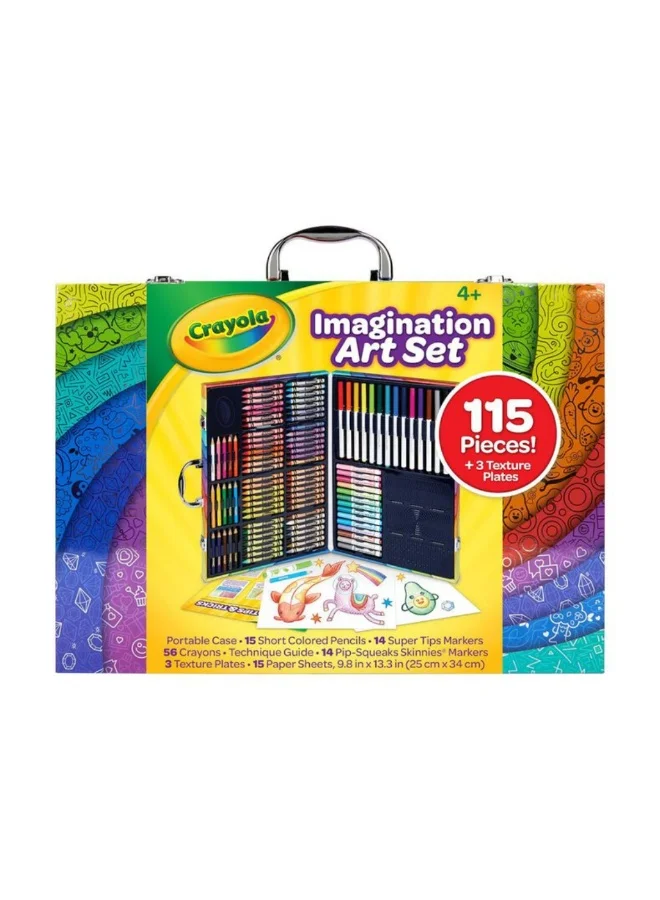 كرايولا Crayola - Imagination Art Set | Holiday Toys, Gift for Boys and Girls | Arts and Crafts, Gifting & Scented Mini Inspiration Art Case | Ages 3+