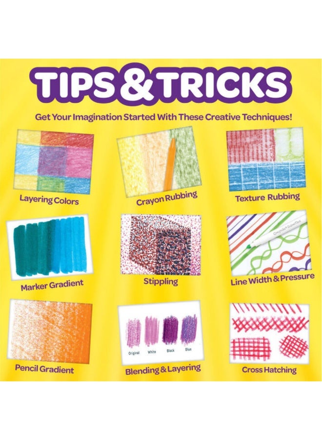 Crayola - Imagination Art Set | Holiday Toys, Gift for Boys and Girls | Arts and Crafts, Gifting & Scented Mini Inspiration Art Case | Ages 3+ - Image 3