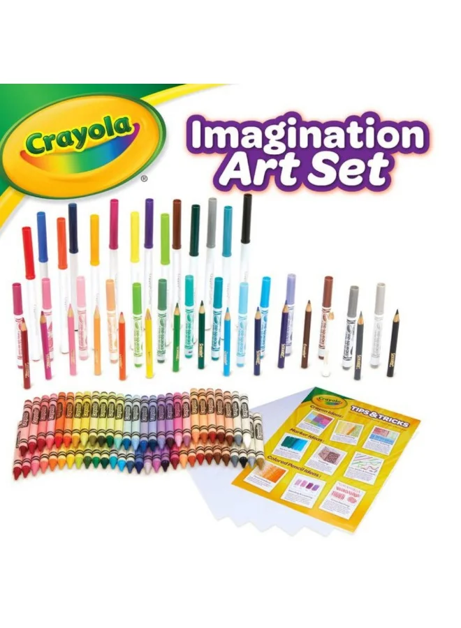كرايولا Crayola - Imagination Art Set | Holiday Toys, Gift for Boys and Girls | Arts and Crafts, Gifting & Scented Mini Inspiration Art Case | Ages 3+
