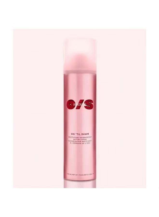 O/S On 'Til Dawn Matte Setting Spray, Long-Lasting Waterproof Matte Finish, with Green Tea & Witch Hazel - Oil Control, 3.4 oz / 143 ml - Image 1