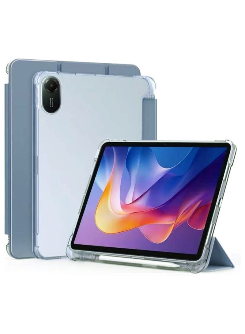 Fankalo Tablet Cover Compatible with Redmi Pad 2 11 inch 2025 with Pencil Holder,Clear Back Cover with Automatically Wake Up Sleep - Image 1