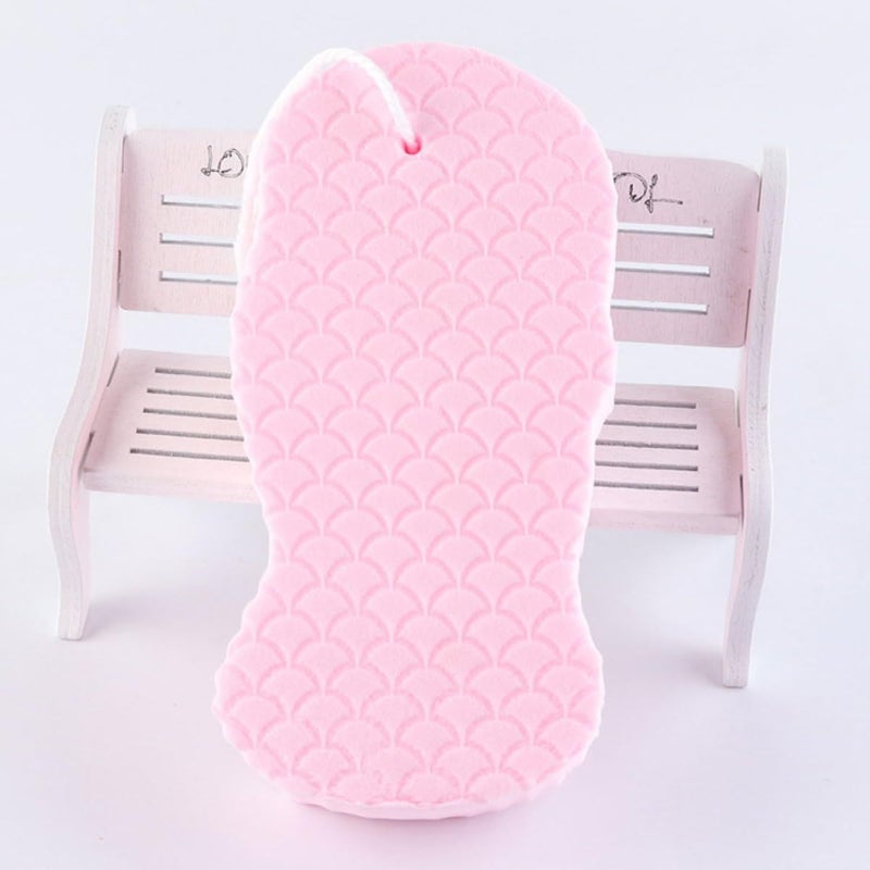 Pink Bath Sponges 3 Pack Body Scrubber with Embossed Surface for Shower - Image 5
