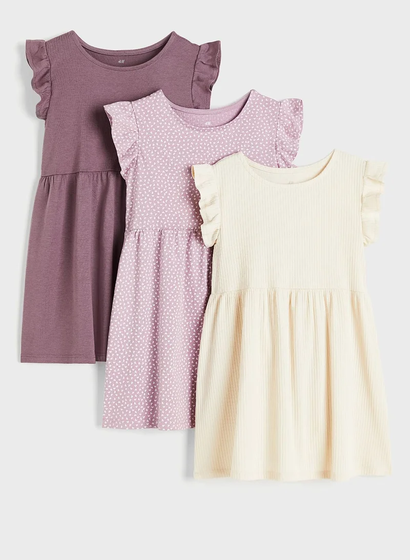 اتش اند ام Kids 3 Pack Essential Midi Dress