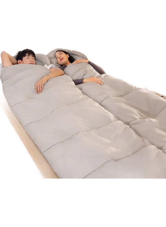 BeiJiLang Adult Sleeping Bag, Outdoor Travel All-Season Moisture-Proof Warm Indoor Camping Dirt-Proof Single Person, 1.8Kg - Image 3