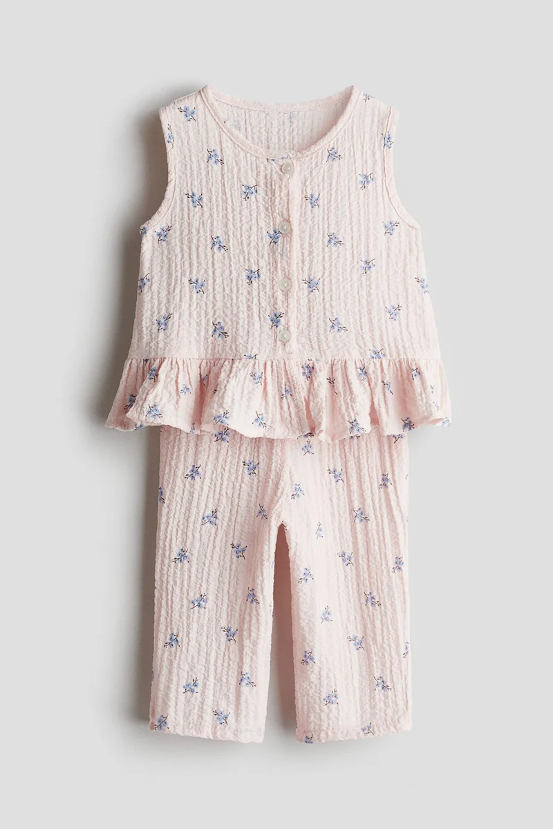 H&M 2-piece seersucker set