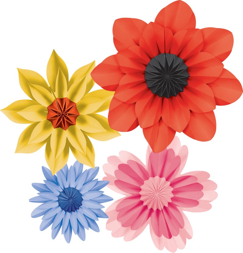 Teacher Created Resources Wildflowers Paper Flowers Premade Decorations for Party Photo Backdrops Classrooms Walls Showers and Birthday Celebrations TCR8350 - Image 2