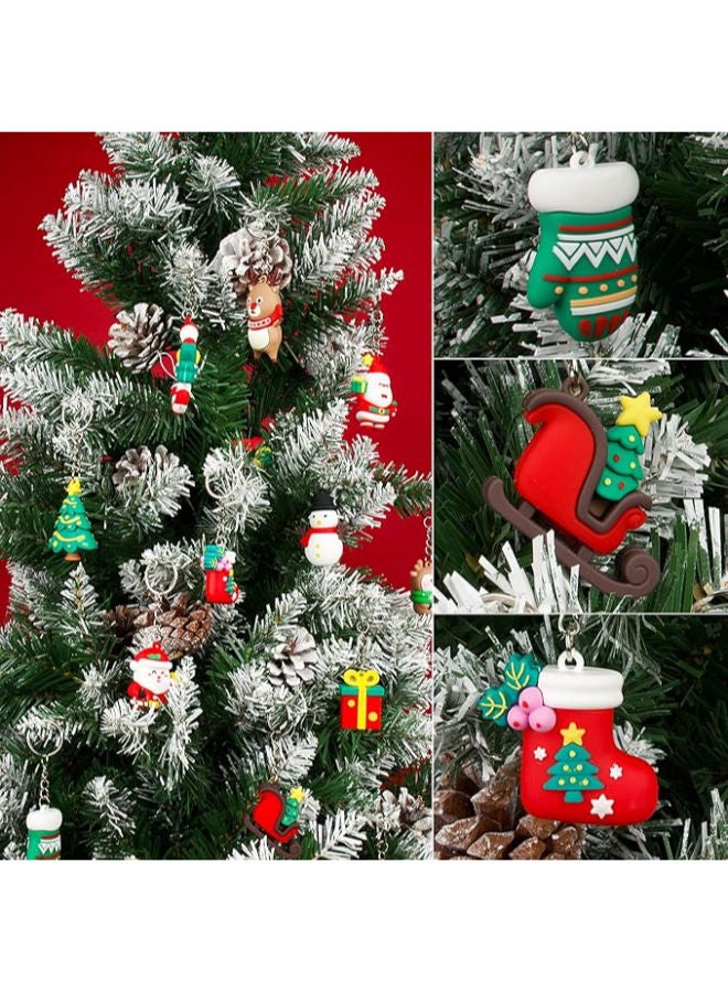 مجموعة من 15 سلسلة مفاتيح عيد الميلاد - Image 4