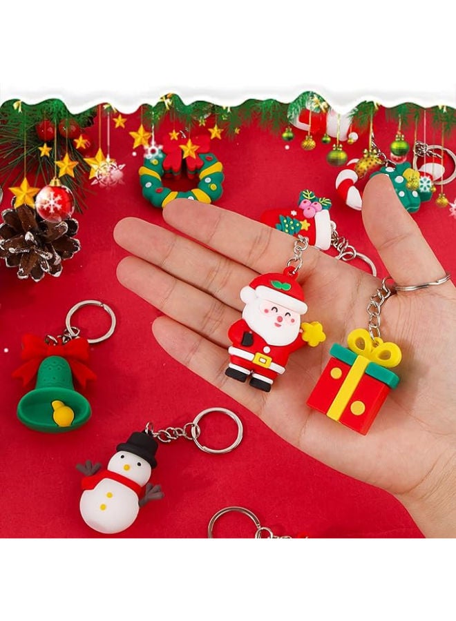 مجموعة من 15 سلسلة مفاتيح عيد الميلاد - Image 3