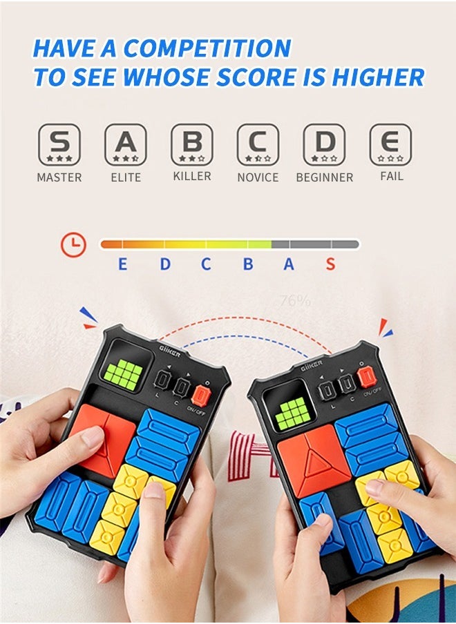Giiker - GiiKER Super Slide Puzzle Brain Teaser Games with 500+ Levels STEM Interactive Handheld Games Console, Educational Kid Teens Toys,Travel Relax Brain Game, Board Toys for Birthday Gifts for All Ages - Image 1