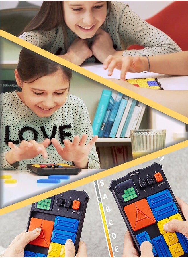 Giiker - GiiKER Super Slide Puzzle Brain Teaser Games with 500+ Levels STEM Interactive Handheld Games Console, Educational Kid Teens Toys,Travel Relax Brain Game, Board Toys for Birthday Gifts for All Ages - Image 1