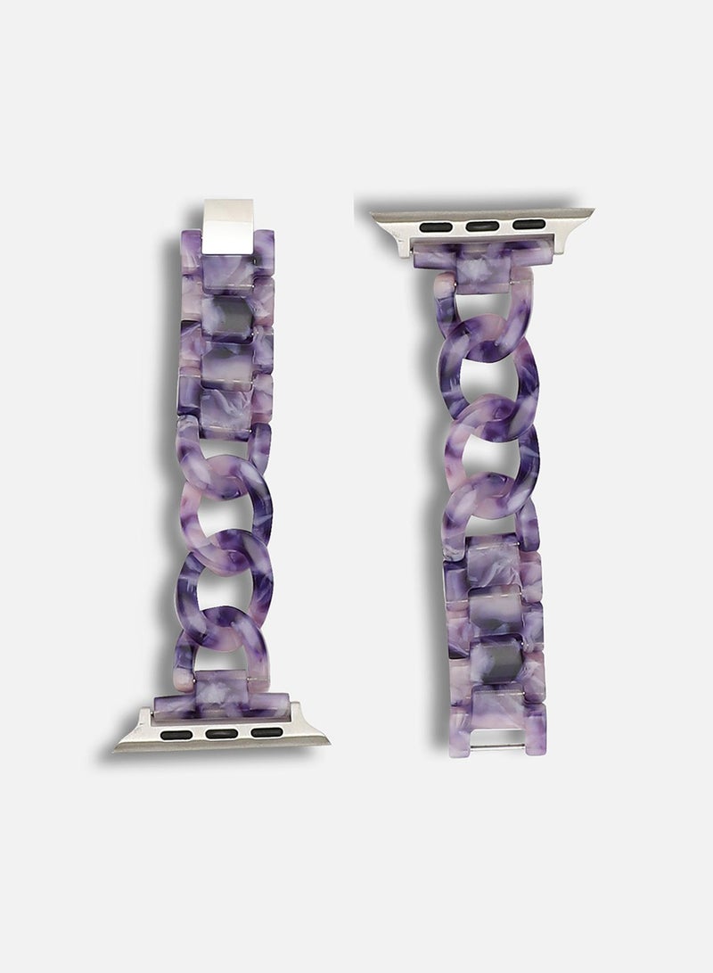 Haute Sauce Textured Acrylic Apple Watch Strap For Women | 38mm/40mm/41mm - Image 4