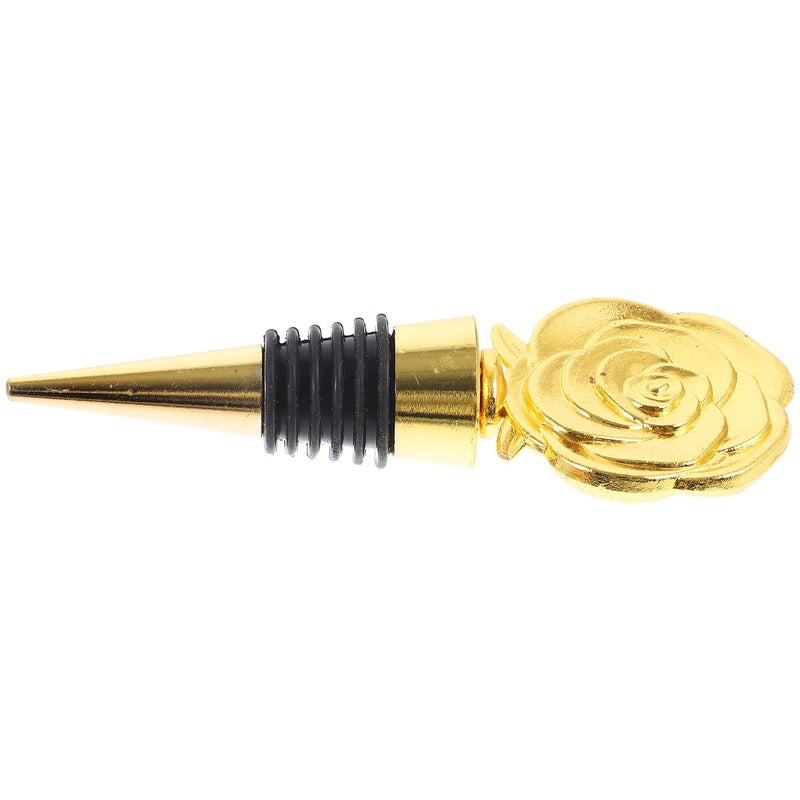 Rose Shape Allium Alloy Wine Bottle Stopper Creative Sealing Plug for Wedding Party - Image 2
