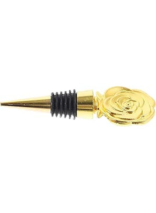 Rose Shape Allium Alloy Wine Bottle Stopper Creative Sealing Plug for Wedding Party - Image 1