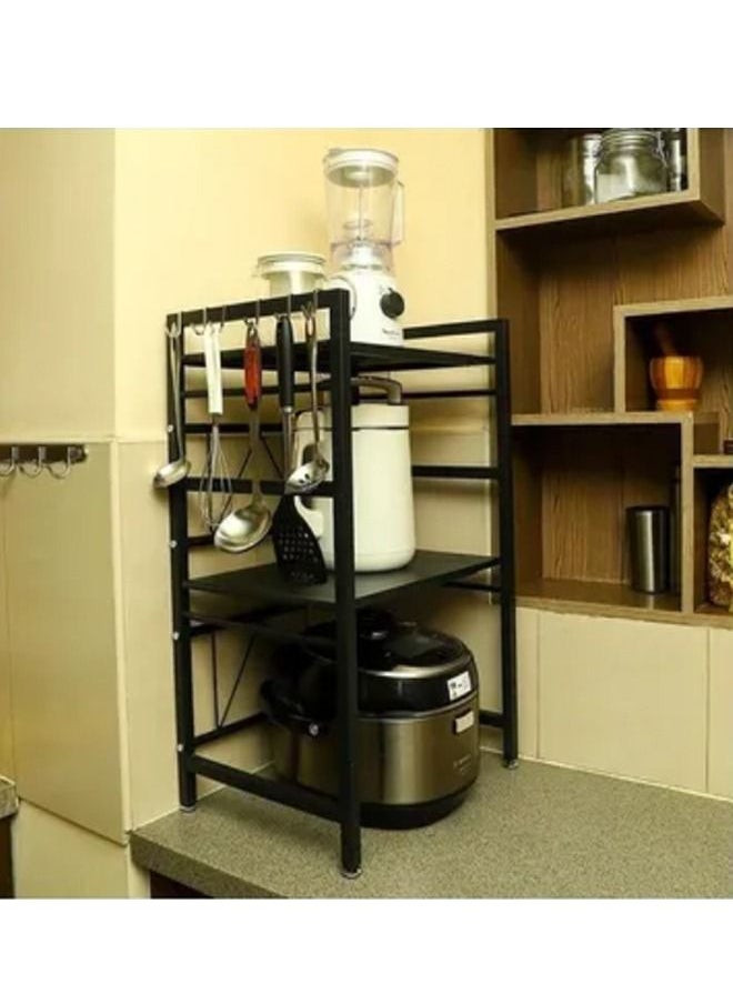 NKX 2 Tier Expandable Microwave Oven Rack  - Image 3