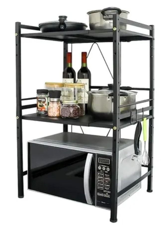 NKX 2 Tier Expandable Microwave Oven Rack  - Image 1