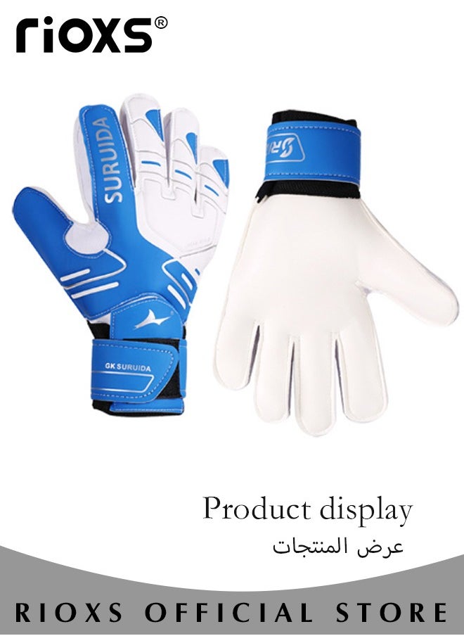 RIOXS Sport Goalie Gloves,Size 9 Goal Keeping Gloves For Youth Adult,Football Goalkeeper Gloves,Breathable Soccer Goalie Gloves,Training Soccer Gloves With Strong Grip Palms To Give Splendid Protection  - Image 3