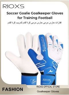 RIOXS Sport Goalie Gloves,Size 9 Goal Keeping Gloves For Youth Adult,Football Goalkeeper Gloves,Breathable Soccer Goalie Gloves,Training Soccer Gloves With Strong Grip Palms To Give Splendid Protection  - Image 1