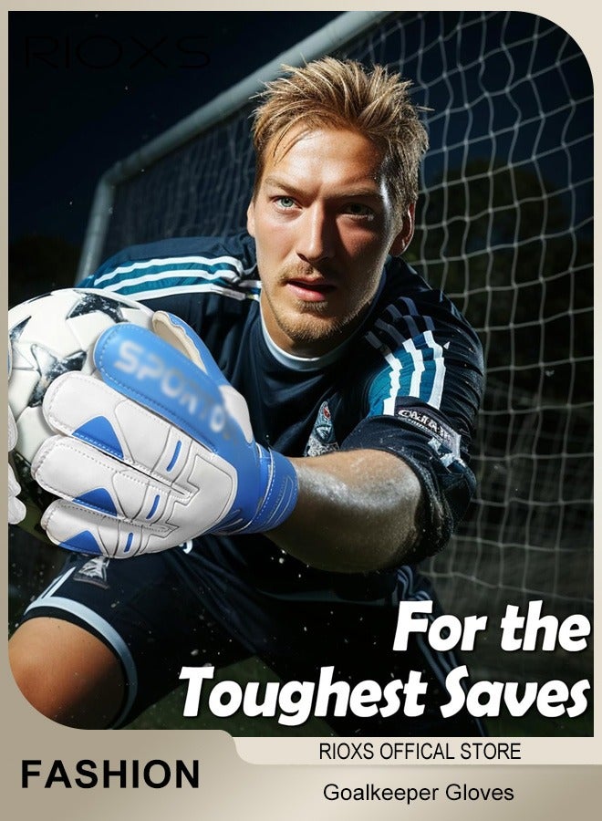 Sport Goalie Gloves,Size 9 Goal Keeping Gloves For Youth Adult,Football Goalkeeper Gloves,Breathable Soccer Goalie Gloves,Training Soccer Gloves With Strong Grip Palms To Give Splendid Protection