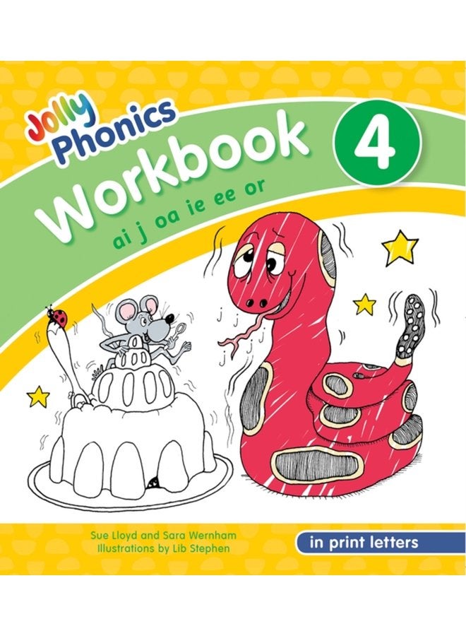 Jolly Phonics Workbook 4 In Print Letters American English edition - Paperback